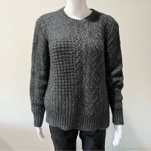 All Saints Charcoal Grey Knit Sweater